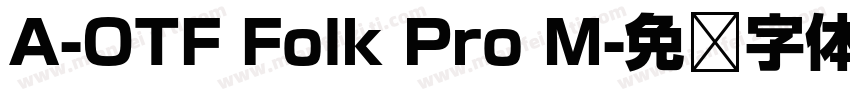 A-OTF Folk Pro M字体转换